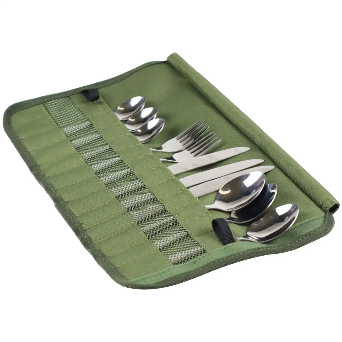 Cuisine Storage Bag Camping Cutlery Roll Pack Cooking Utensils Organizer Multi-function Cutlery Pouch Holder For Forks Spoons