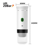 Portable Wireless Espresso Machine | 3-in-1 Capsule and Ground