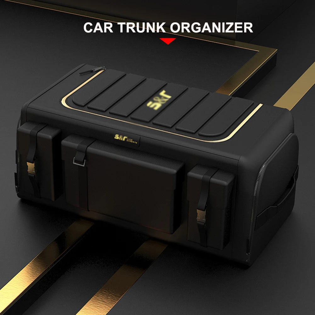 Universal Car Trunk Organizer 70L Storage Box Oxford Cloth 트렁크정리함 Folding Organizador Maletero De Coche For Tesla 모델3 모델y