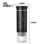 Portable Wireless Espresso Machine | 3-in-1 Capsule and Ground