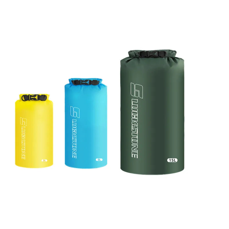 3 pcs/set Waterproof Dry Bag Sack Floating Storage Bag for Kayaking Rafting Swimming Hiking Camping Adventure  3-75L