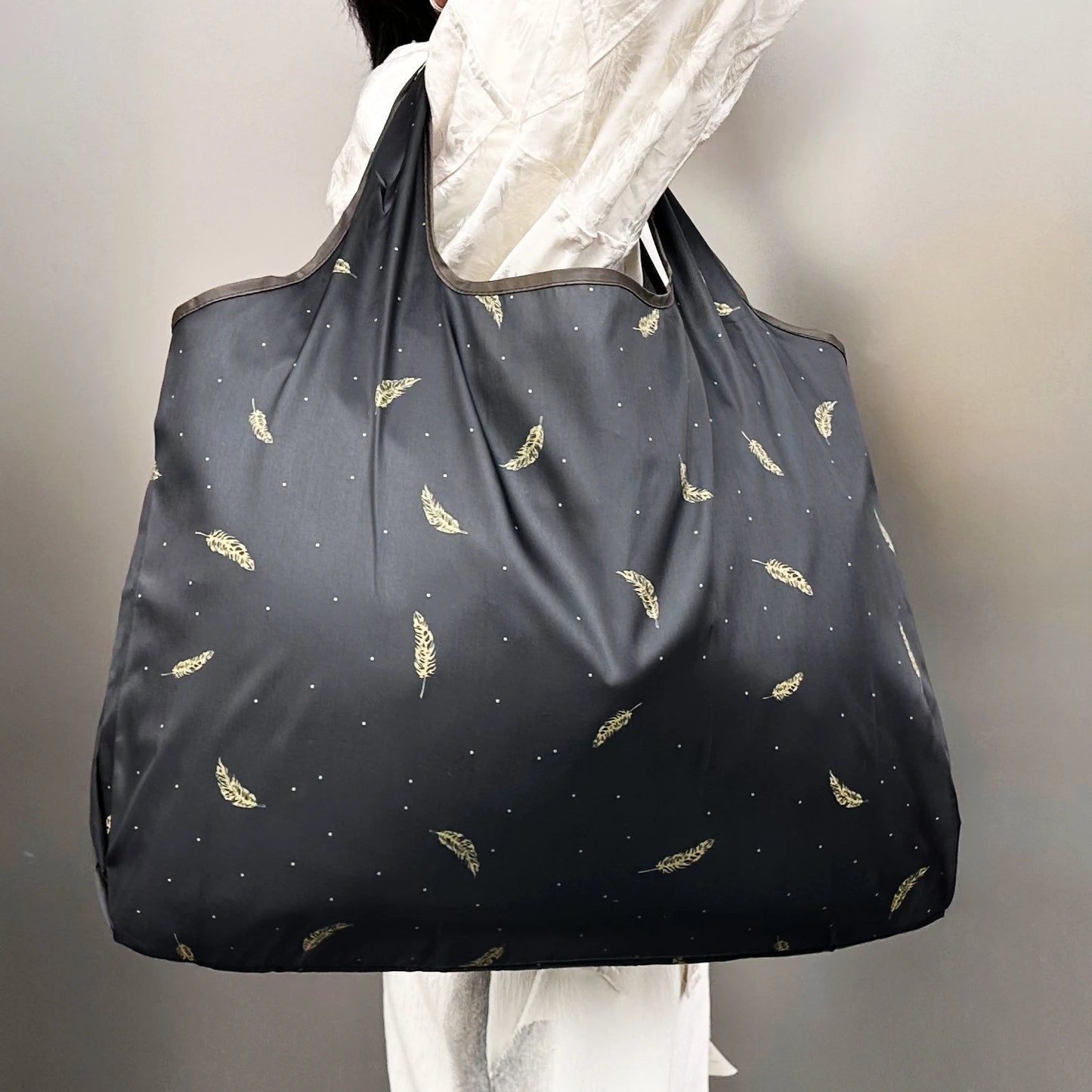 Tote Bag Large Capacity Tote Bag Satchel Lightweight Shopping Bag Printed Pattern Outdoor Foldableable Satchel Camping Style Travel Bag