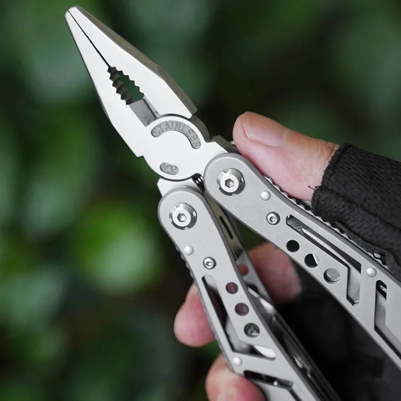 Multi-tool Pocket Knife Pliers Folding Mini Portable Fold Outdoor Tactical Hunting Survival Rescue Repair Tool Multipurpose