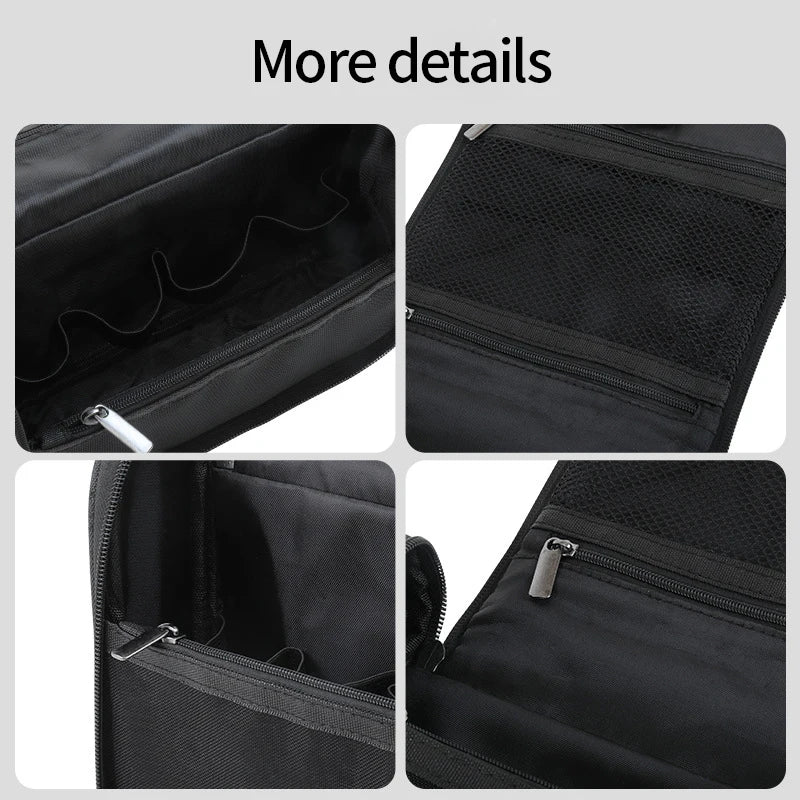 Multifunction Hanging Flip Men Travel Toiletry Bags Portable Pockets Water-Resistan Portable Shaving Kit Storage Make Up Bags