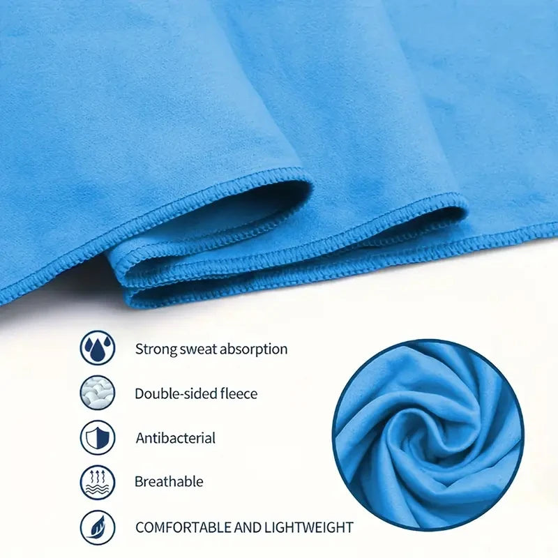 3 Pcs Microfiber Towel Sports Quick-Drying Super Absorbent Camping Towel Super Soft Lightweight Gym Swimming Yoga Beach Towel