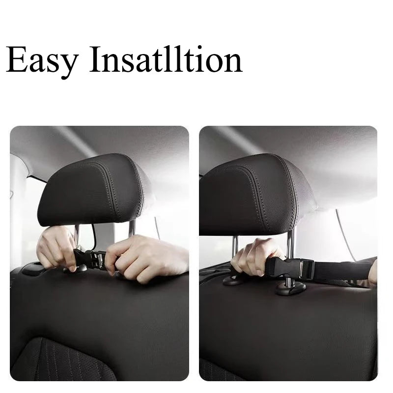 Backseat Trunk Organizer Multi-Pocket Hanging Car Storage Bag with Mesh Pockets & Zippered Compartment for SUV Minivans Truck