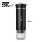 Portable Wireless Espresso Machine | 3-in-1 Capsule and Ground
