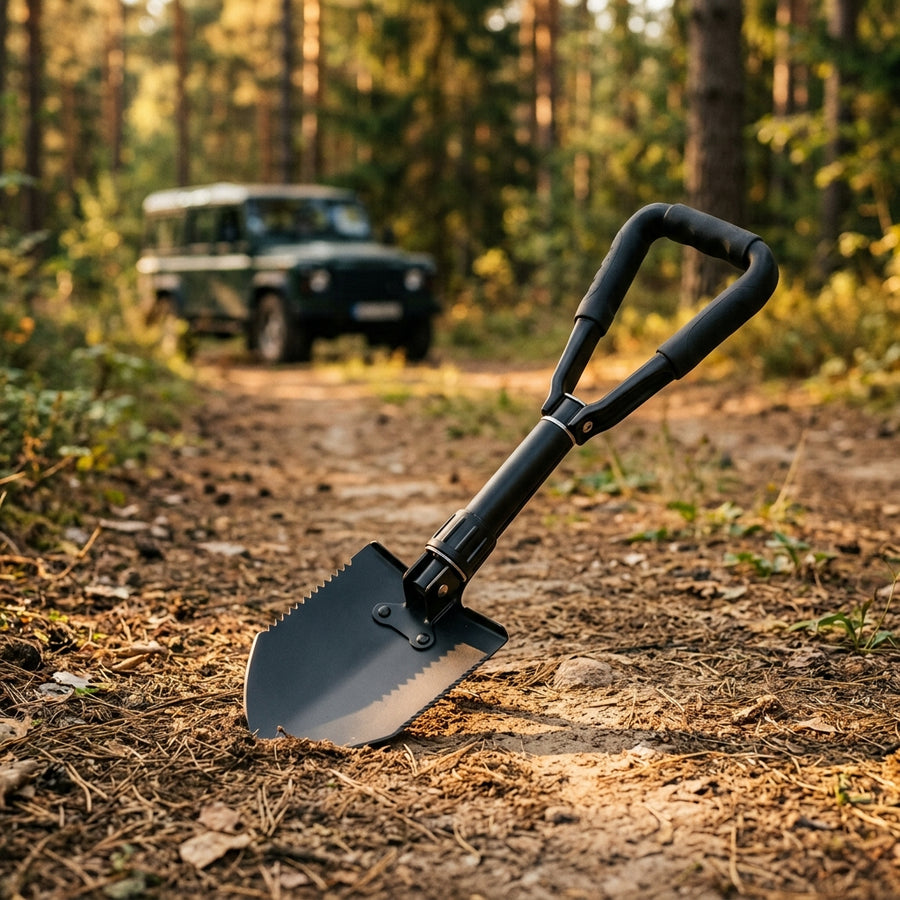 Folding Shovel Multi-Tool | Spade, Saw and Pickaxe