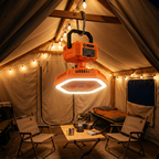Camping Ceiling Fan 20000mAh | Remote Control LED Light