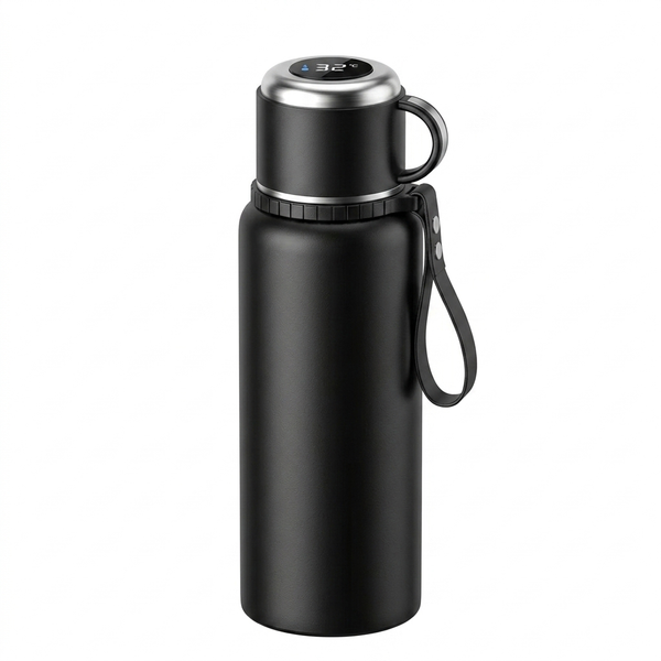 Insulated Water Bottle 1L | Digital Temperature Display