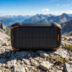 Solar Power Bank 26800mAh | Wireless Fast Charging